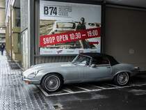 Jaguar E-Type, aufgenommen am 01.11.2012.