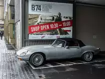 Jaguar E-Type, aufgenommen am 01.11.2012.