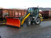 Stadt Biel - Kramer Allrad Schneer�umung im SBB G�terbahnhofareal am 30.12.2012