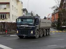 Volvo Kipper unterwegs in Biel am 16.01.2013