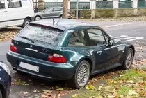 BMW Z3 M Coup�, fotografiert am 06.11.2012.