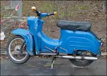 Dieses betagte Simson KR51/1 „Schwalbe“ habe ich am 29.12.2012 irgendwo in Berlin gesehen.