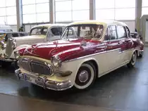 Limousine Horch Sachsenring P 240 aus dem ehem. Landkreis Bad Doberan (DBR), gesehen beim 4. Oldtimer & Winterteilemarkt, HanseMesse, Rostock-Schmarl [06.01.2013]