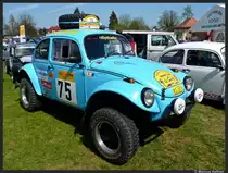 Ein gel�ndetauglicher K�fer bei der Auto- und Zweiradschau am 25. April 2010 in Roth. 