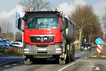 MAN Kipper bei Euskirchen - 06.12.2012