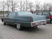 Limousine Cadillac ... aus dem ehem. Landkreis Bad Doberab (DBR),gesehen beim 4. Oldtimer & Winterteilemarkt, HanseMesse, Rostock-Schmarl [06.01.2013]