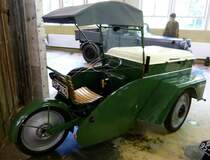 Wendax WL250, Eillieferwagen aus Hamburg, Baujahr 1948, Motor mit 246ccm und 6,5PS, Vmax.60Km/h, Zuladung 300Kg, Automuseum Schramberg, Mai 2012