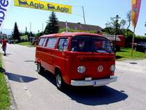 VW-T2 startet zur Oldtimerausfahrt Stehrerhof; 120708