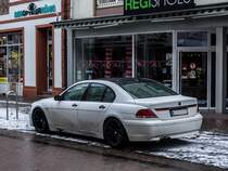 BMW 7er  Bangle Version , getunert.  Foto: 20.01.2013