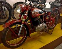 Triumph BDG250, Baujahr 1952, 1-Zyl.Motor mit 248ccm und 10,5PS, Vmax.95Km/h, Automuseum Fritz B.Busch, Aug.2012
