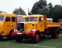 Saurer Diesel Kipper beim Oldtimer Treffen am 15.6.1990 in
Castrop - Rauxel.