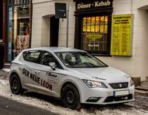 Dieser Seat Leon (Modelljahr ab 2013) wurde am 25.01.2013 fotografiert