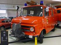 Opel Blitz LF 8, Autosammlung Steim in Schramberg, 6.3.11 
Baujahr 1971, bis 2003 FFw Deißlingen. 
6 Zylinder, 80 PS aus 2500 ccm. 
110 km/h schnell und 2480 kg schwer. 