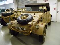 VW Typ 82, Autosammlung Steim in Schramberg, 6.3.11 
Baujahr 1943 
4 Zylinder, 25 PS aus 1130 ccm. 
85 km/h schnell und 910 kg schwer. 