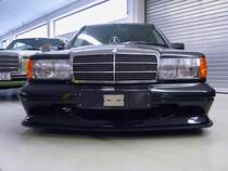 Mercedes 190E 2.5-16 Evolution II, Autosammlung Steim in Schramberg, 6.3.11 
Baujahr 1990 
4 Zylinder, 235 PS aus 2463 ccm. 
250 km/h schnell und 1080 kg schwer. 