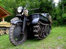 Kleines Kettenkraftrad Typ HK-101; 36 PS; 1478ccm; Bj.1940; beim WK-II Camp in Ampflwang; 120623