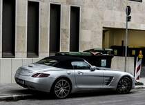 Mercedes-Benz SLS Cabriolet, fotografiert am 14.11.2012.