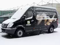 MB-Sprinter,313CDI von Starent,in winterlicher Umgebung; 130216