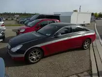 Mercedes-Benz CLS, Parkplatz des Hockenheimring am 13.10.2012.