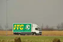 Mercedes 1222 mit Werbung der Spedition ITC am Samstag den 16.2.2013 in Allerheiligen fotografiert.