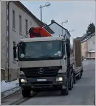 Mercedes-Benz H�ngerzug aufgenommen am 13.02.2013.