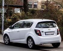 Chevrolet Aveo Rückansicht. (24.11.2012)