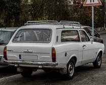 Ford Escort Rckansicht, gesehen am 27.11.2012