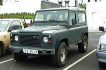 Land Rover, gesehen in Nordeste/Azoren im Februar 2013