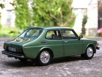 Rckansicht eines Saab 99. Aufnahme: Oktober 2011