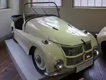 Kleinschnittger F125-A, Auto & Uhrenwelt Schramberg, 6.3.11
Baujahr 1951
5,4 PS aus 123 ccm
70 km/h schnell, nur 150 kg schwer