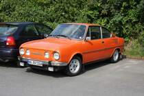 Ein sehr gepflegtes Skoda Coupe traf ich am 16.7.2011 
am Bahnhof in Ottbergen an.