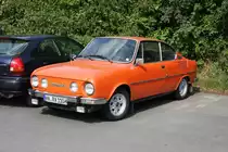 Ein sehr gepflegtes Skoda Coupe traf ich am 16.7.2011 
am Bahnhof in Ottbergen an.