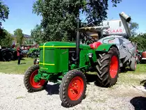 DEUTZ Typ:3FL514-51; 42PS; mit Claas-M�hdrescher („MDB“ = M�h-Dresch-Binder); 120812