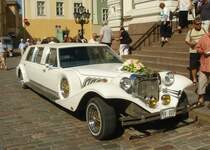 Stretch Limousine als Hochzeitsauto vor der Basilika in
Tallinn am 10.06.2007.

Zwecks Einordnung bitte ich um weitere Angaben zu dem Fahrzeug.
