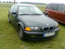 Ein BMW 318d, mit Sonderausstattung, gesehen am 2.6.2007 in Uebigau.