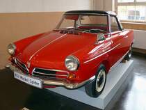 NSU Wankel Spider, Auto & Uhrenwelt Schramberg, 6.3.11
Baujahr 1968
50 PS aus 500 ccm
152 km/h schnell