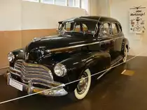 Chevrolet Fleetmaster, Auto & Uhrenwelt Schramberg, 6.3.11
Baujahr 1946
90 PS aus 3551 ccm
125 km/h schnell