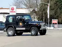 WRANGLER-Jeep mit interessanter Beklebung; 130302
