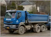 Renault Kipper aufgenommen nahe einer Baustelle am 02.03.2013.