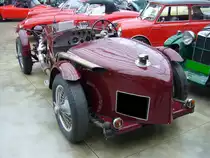 Heckansicht eines Alvis Rennsportwagens auf der Basis eines Alvis 12/70 von 1937. Classic Remise D�sseldorf am 03.03.2013.