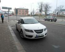 Sab 9-5, Baujahr 2011, in Schweden am 23.02.13.