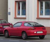 Mazda MX3 (Rückansicht). Aufnahmedatum: 24.11.2012