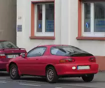 Mazda MX3 (Rückansicht). Aufnahmedatum: 24.11.2012