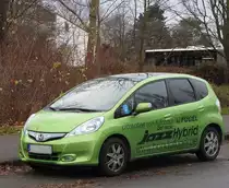 Honda Jazz Hybrid. Aufnahme: 27.11.2012.