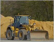 Caterpillar Radlader aufgenommen am 06.03.2013.