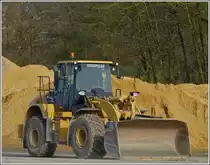 Caterpillar Radlader aufgenommen am 06.03.2013.