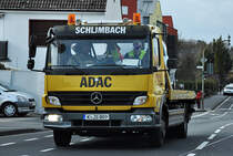 MB 1218 Abschleppwagen fr ADAC in Euskirchen - 05.02.2013