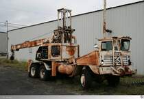 Old and Rusty: Alter Bucyrus-Erie C-45 (?) abgestellt in Galena, Kansas / USA. Aufgenommen am 18. September 2011.