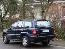 Rückansicht: Jeep Grand Cherokee WJ, gesehen am 27.11.2012