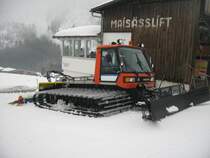 ltere Kssbohrer Pistenraupe gesehen im Kleinwalsertal am 5.1.13